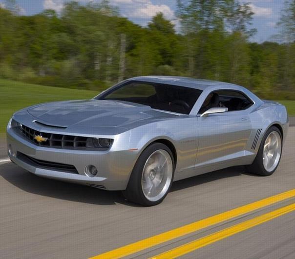 2006 Chevrolet Camaro Concept Vehicle: Die Studie hat unter der Motorhaube sechs Liter Hubraum und eine Leistung von 400 PS.